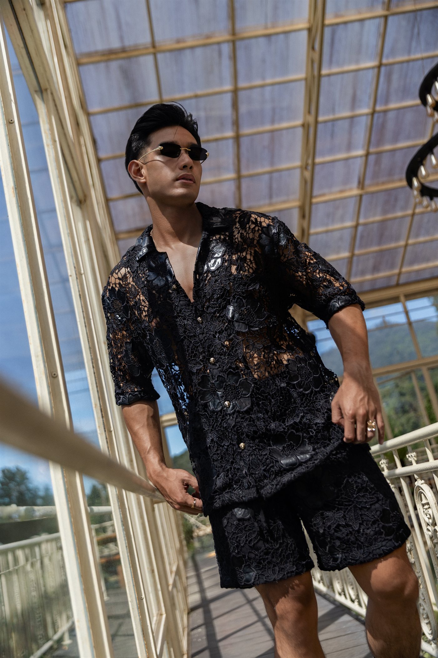 Lace transparent Shirt