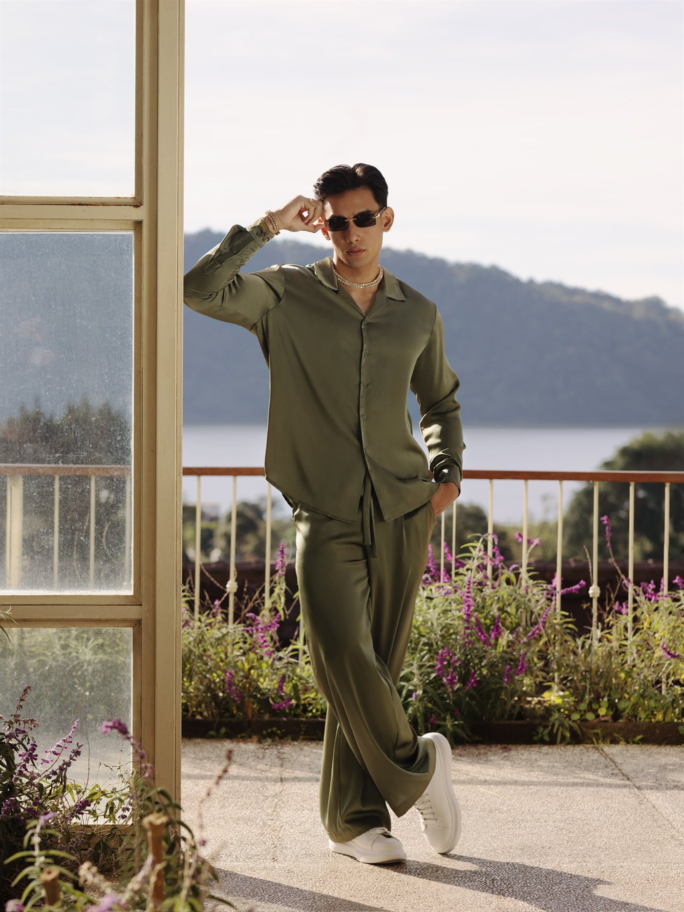 “Luxe Breeze” Shirt — Satin