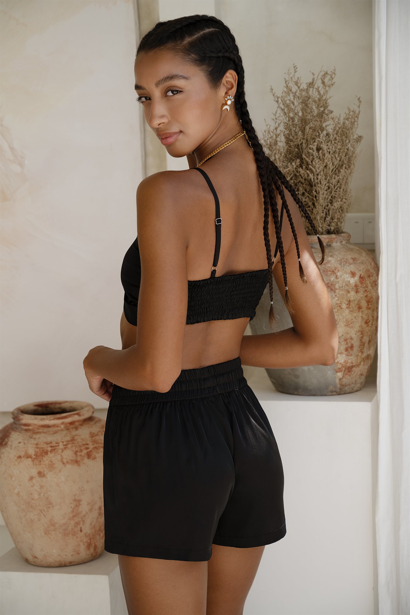 Casual shorts — Black