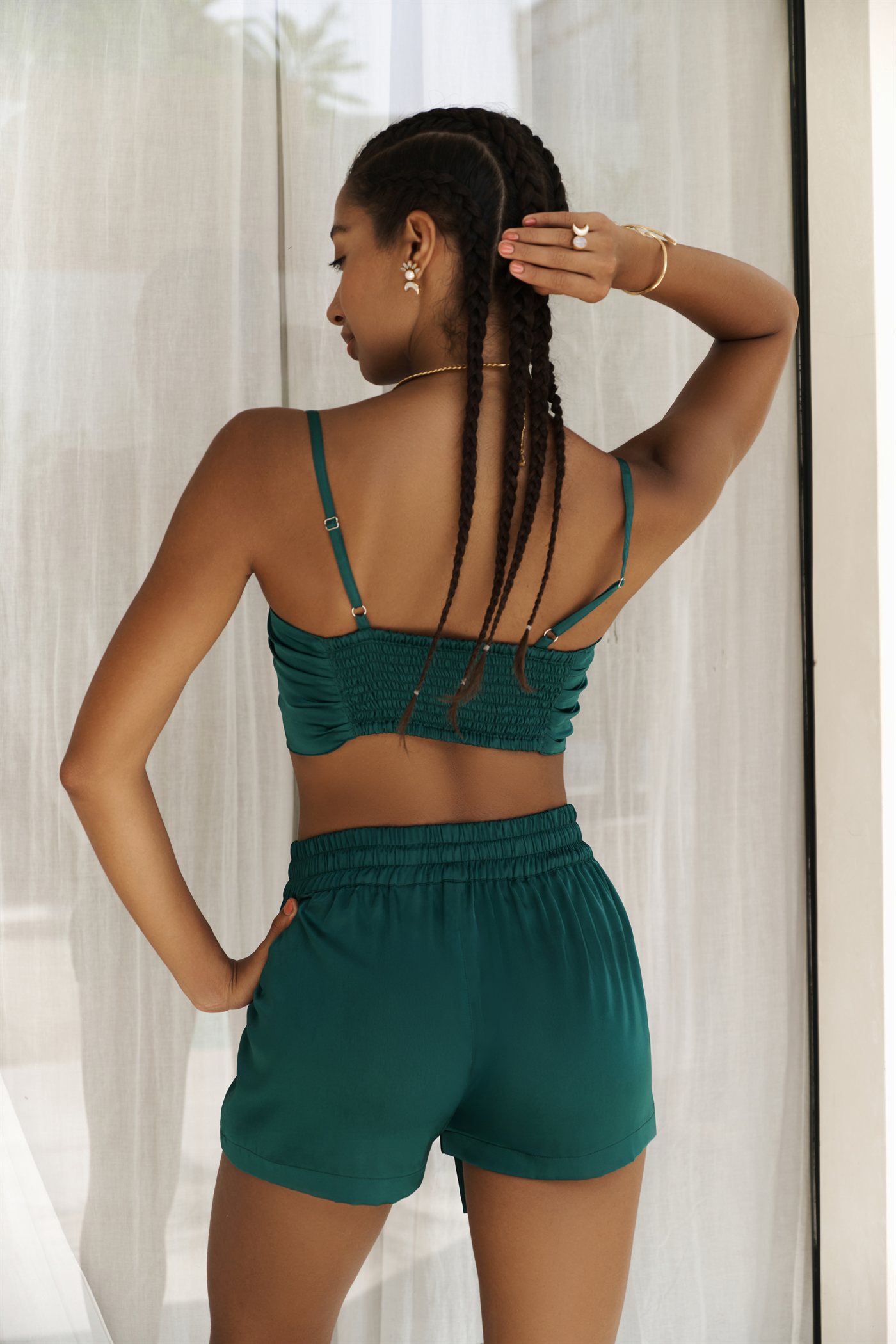 Casual shorts — Emerald