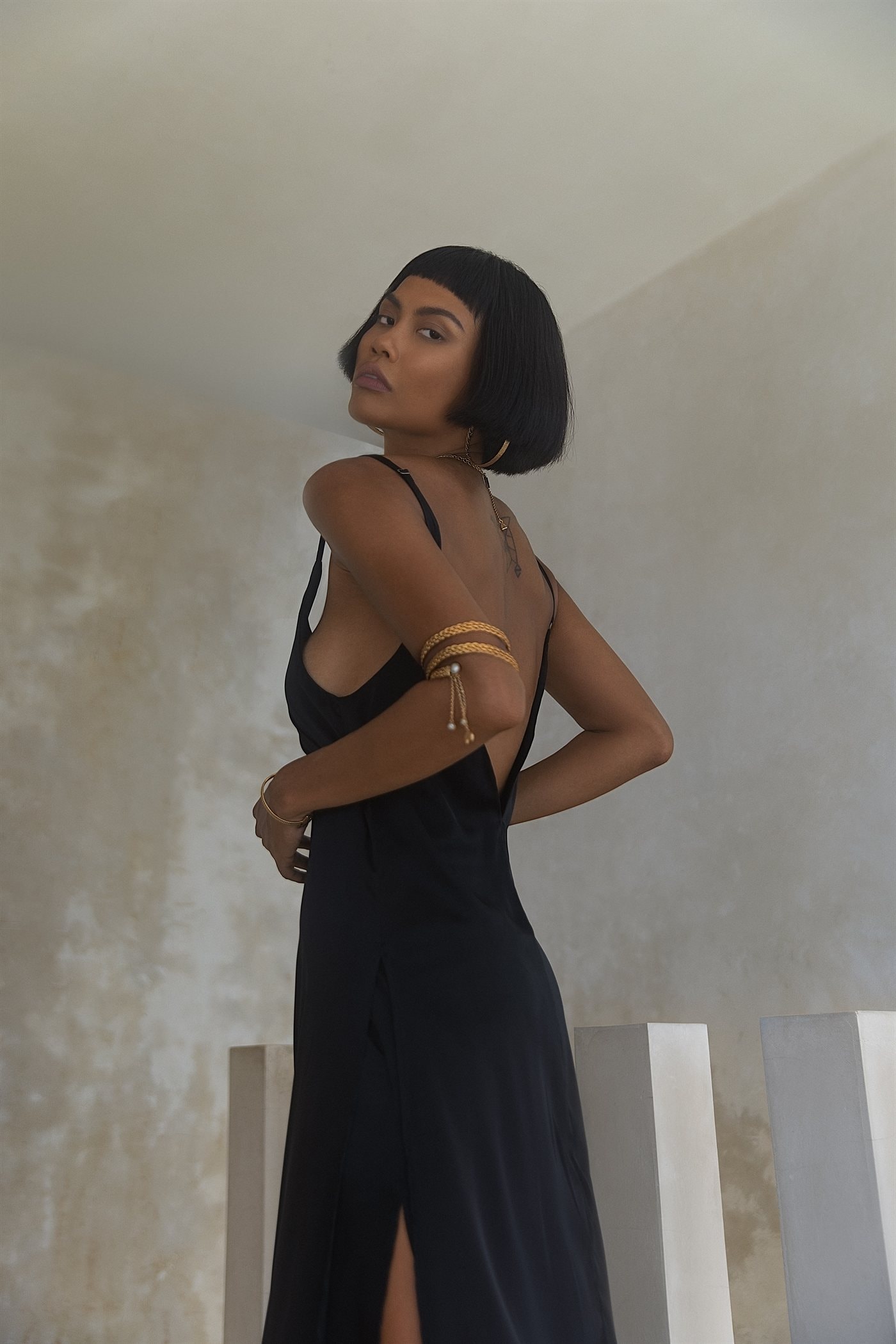 Evening elegant dress — Black