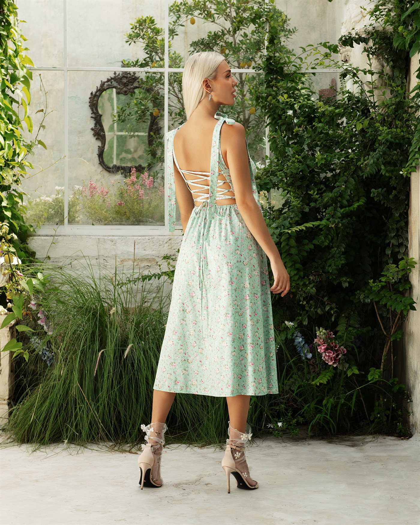 Flower Dress — Mint