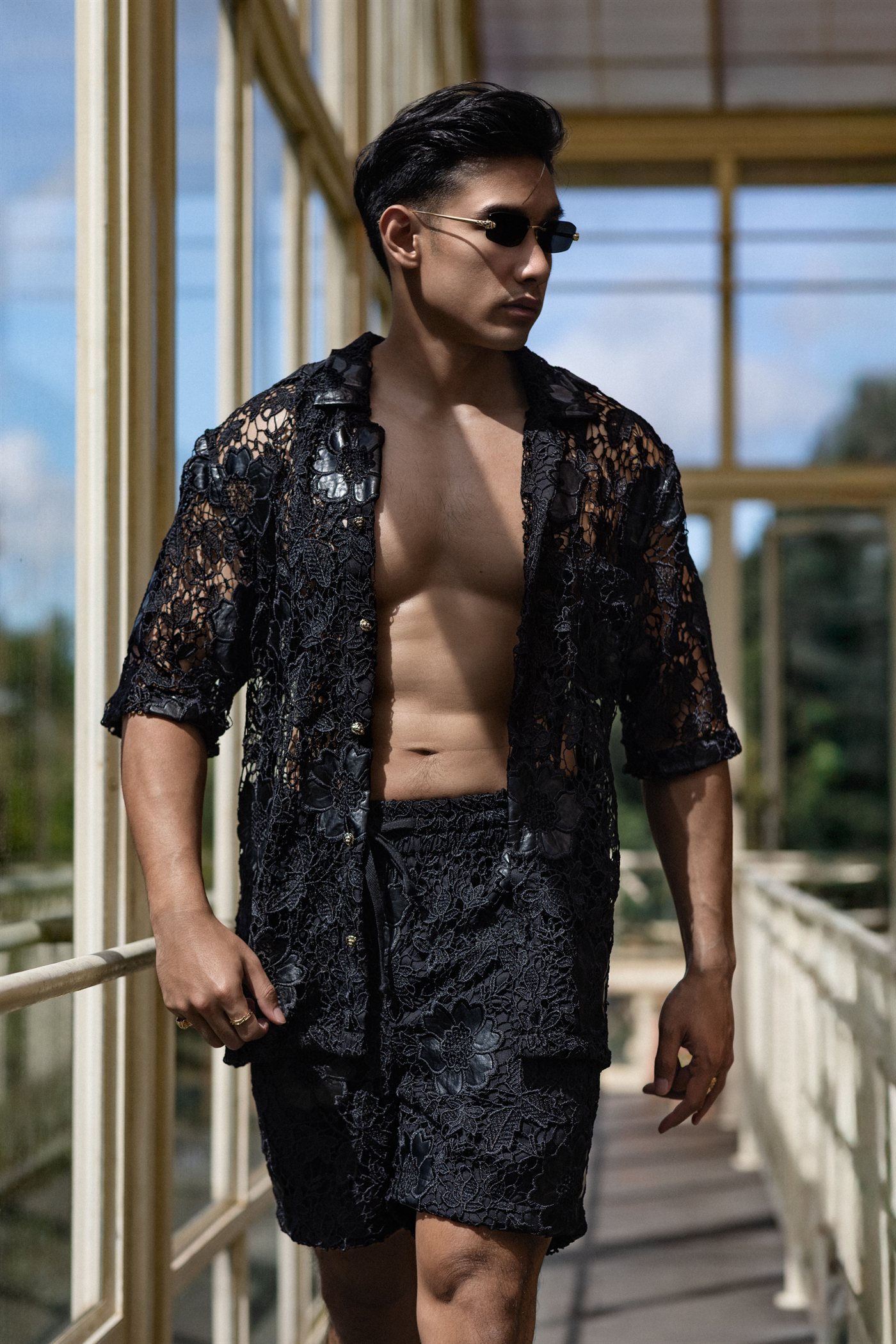 Lace transparent Shirt — Photo 2 of 2