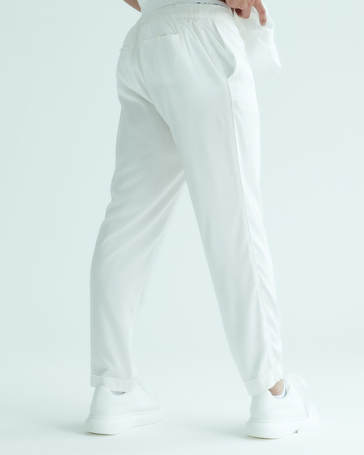 Long Trousers — Total White