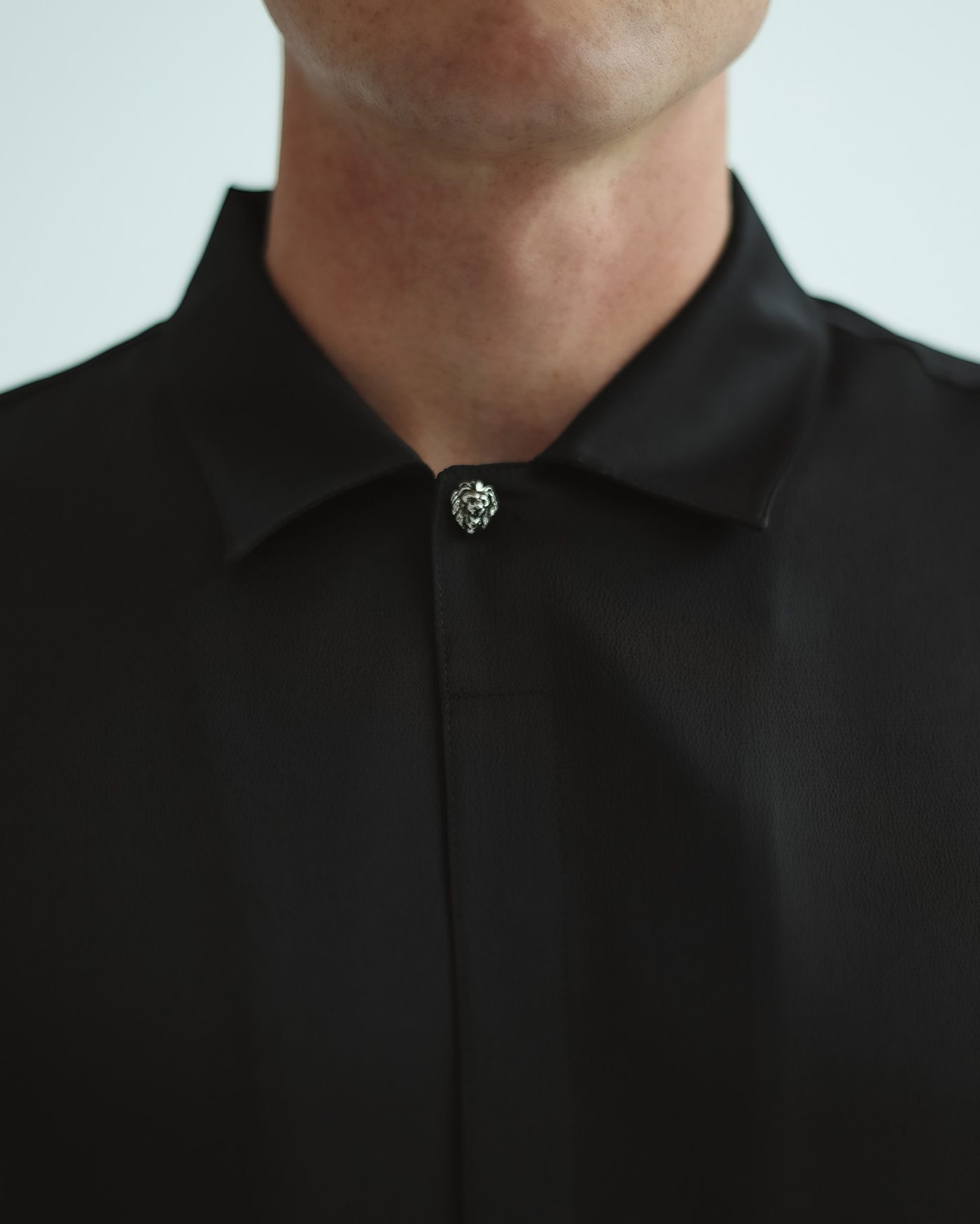 Short sleeve shirt “Leo” — Black