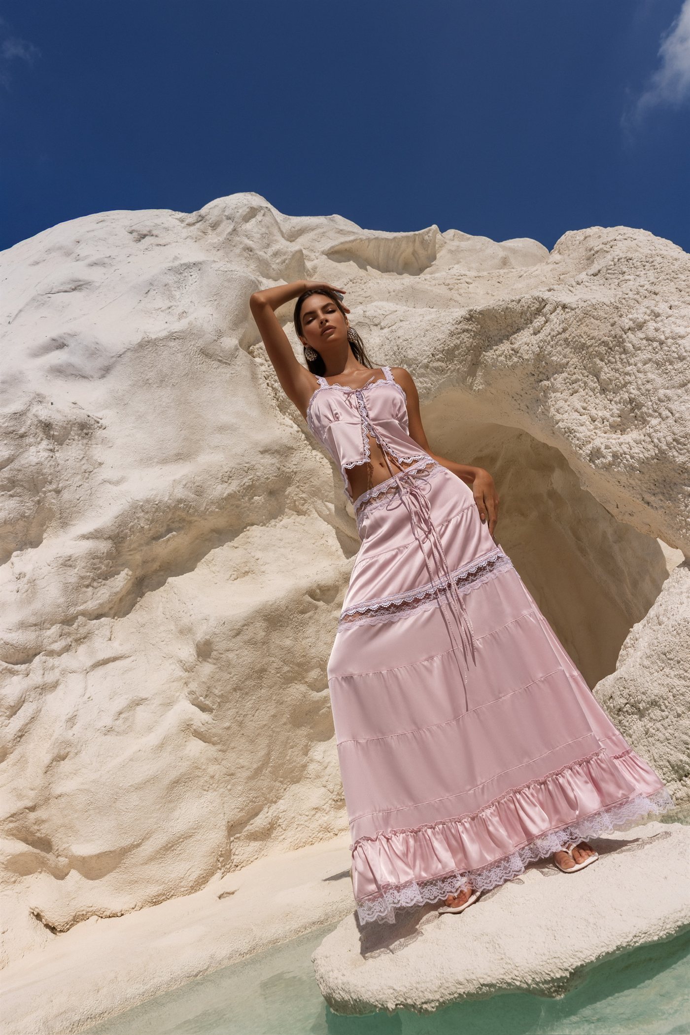 Soleil Amour skirt — Rose kiss
