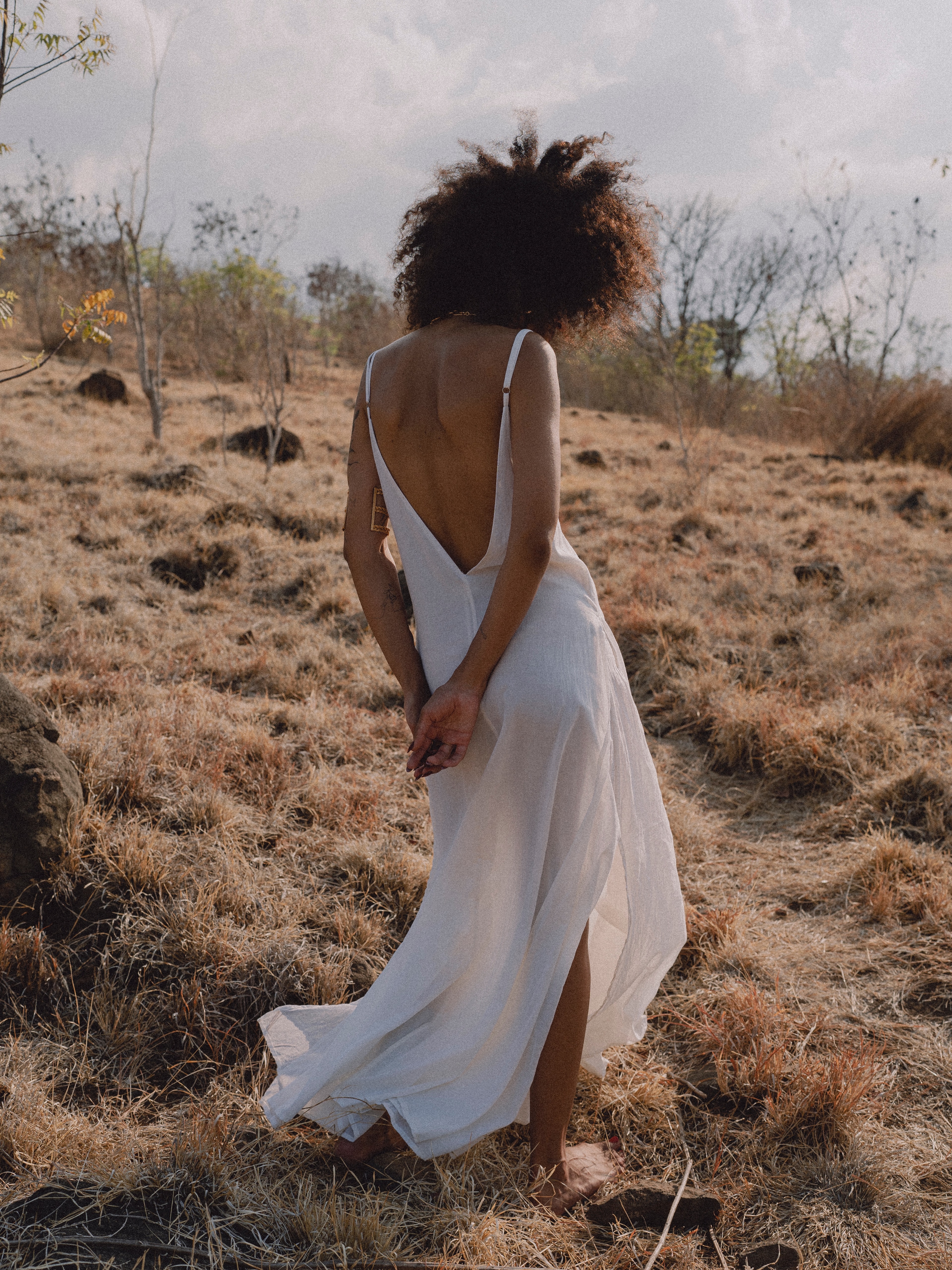 Elegant day dress — Off White
