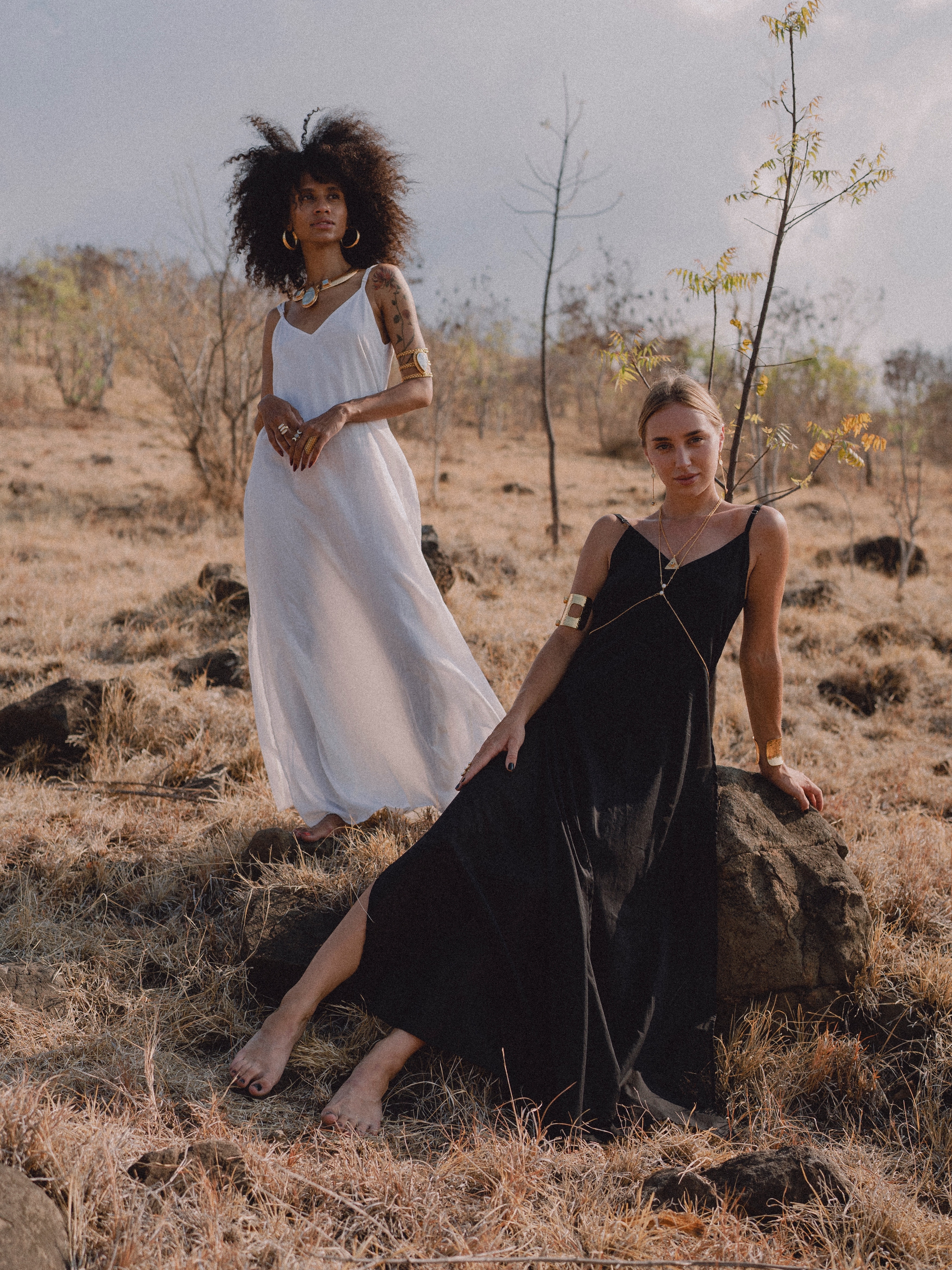 Elegant day dress — Black