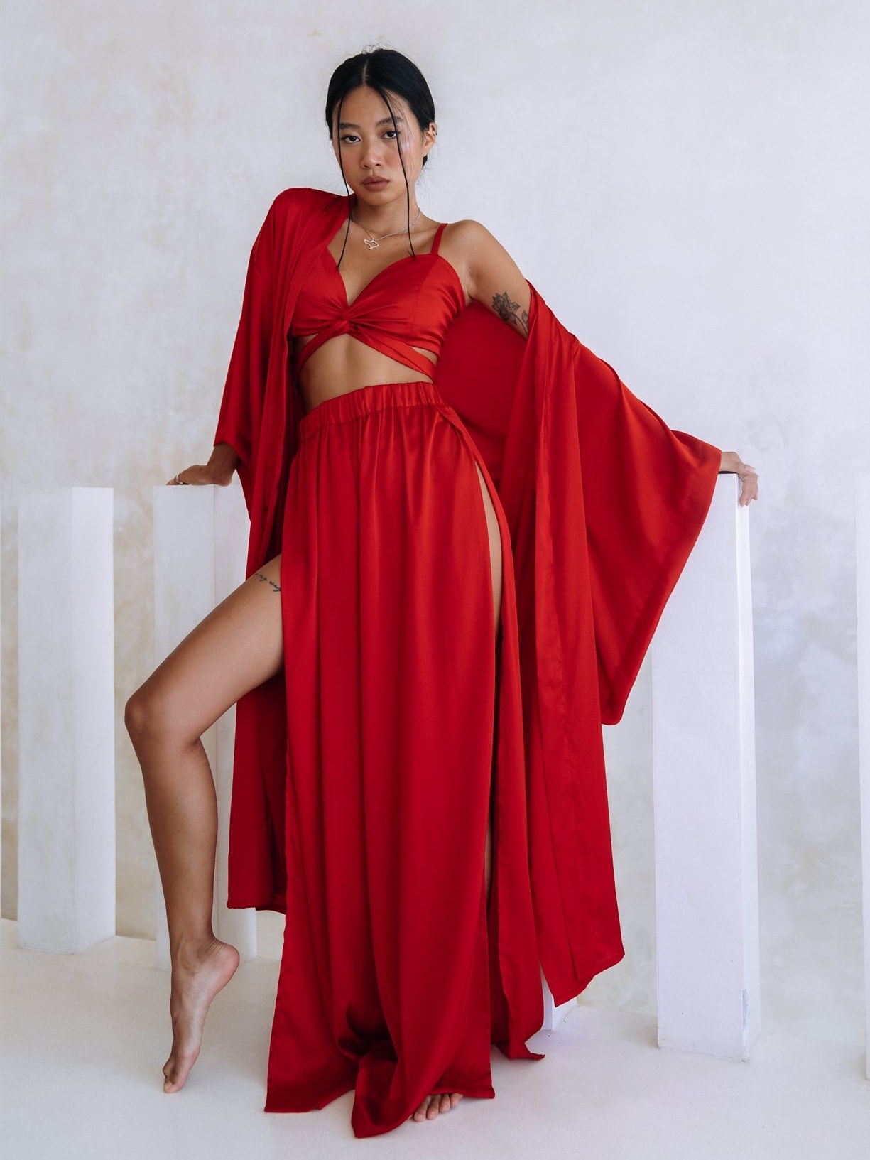 Long kimono — Red